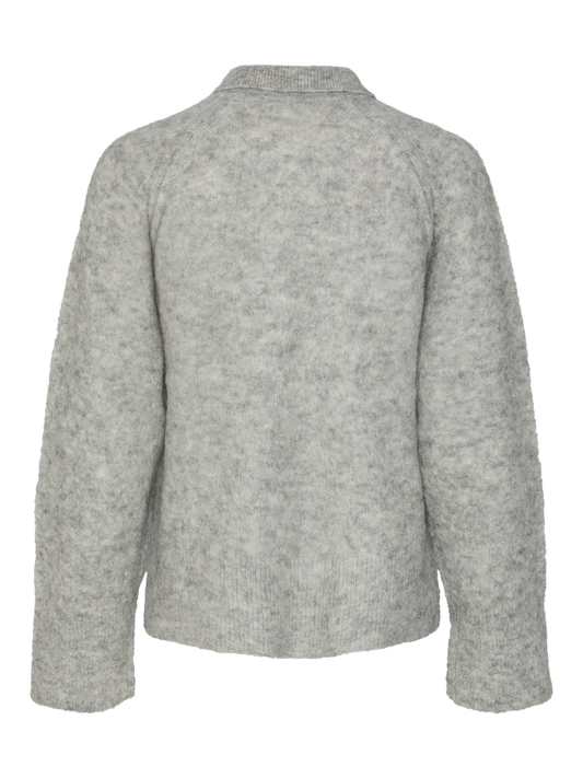 YASNORLA Pullover - Light Grey Melange