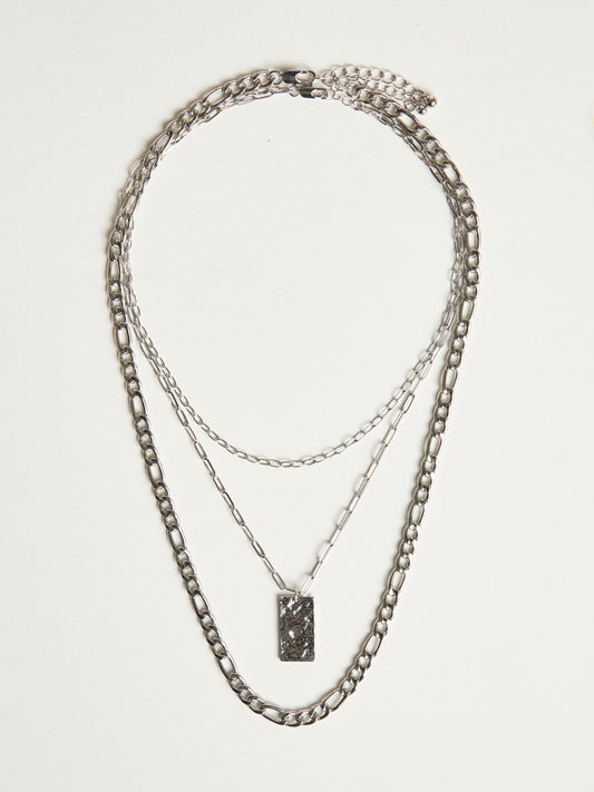 VINESA Necklace - Silver Colour
