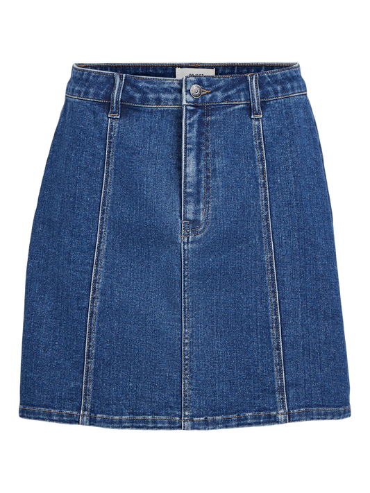 OBJCAROL Skirt - Medium Blue Denim