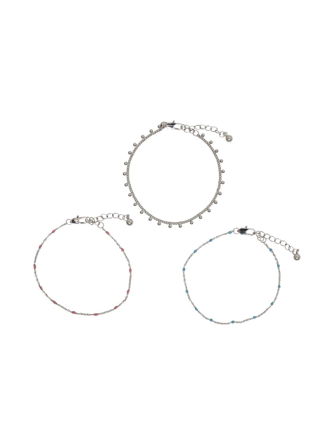 PCBUDDI Bracelets - Silver Colour