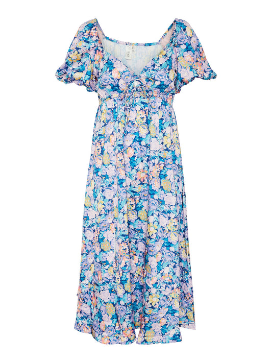 YASSILANA Dress - Medieval Blue